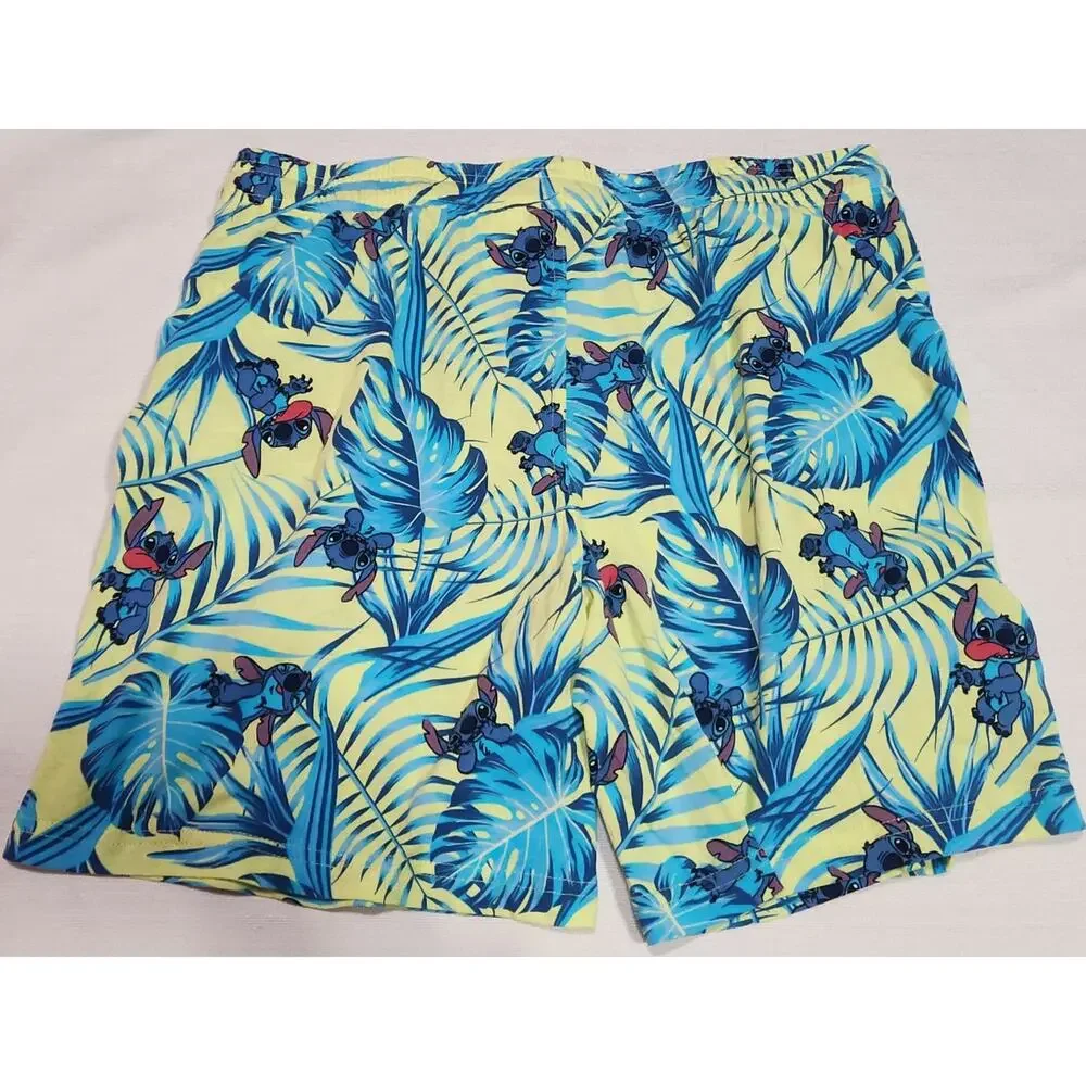 Stitch tropical pajama shorts size Extra Large men's